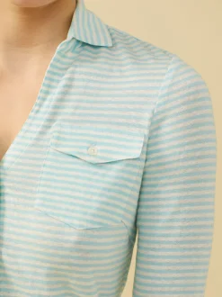 Brynn Linen Shirt in Stripe