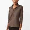 Court 3/4 Sleeve Polo in Rubiks Check