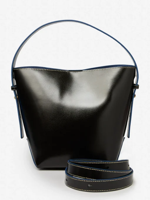Crawford Leather Bucket Bag