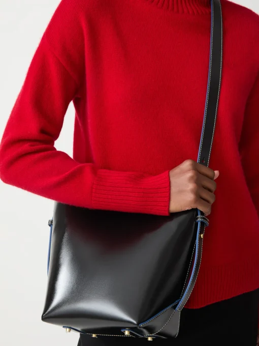Crawford Leather Bucket Bag