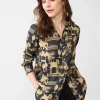 Denver Silk Blend Shirt in Desert Toile